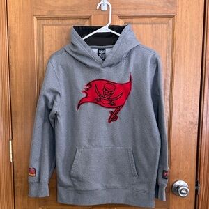 Tampa Bay Buccaneers- Youth Gray Hoodie